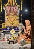 Jalabhisheka and Shodashopachar Puja at HH Shrimat Parijnanashram Swamiji III Sannidhi, Karla (2 March 2025)